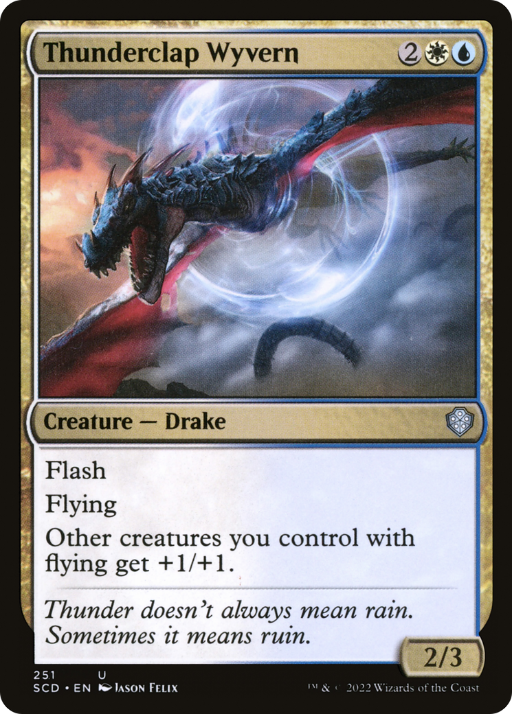 Thunderclap Wyvern (251) - Starter Commander Decks