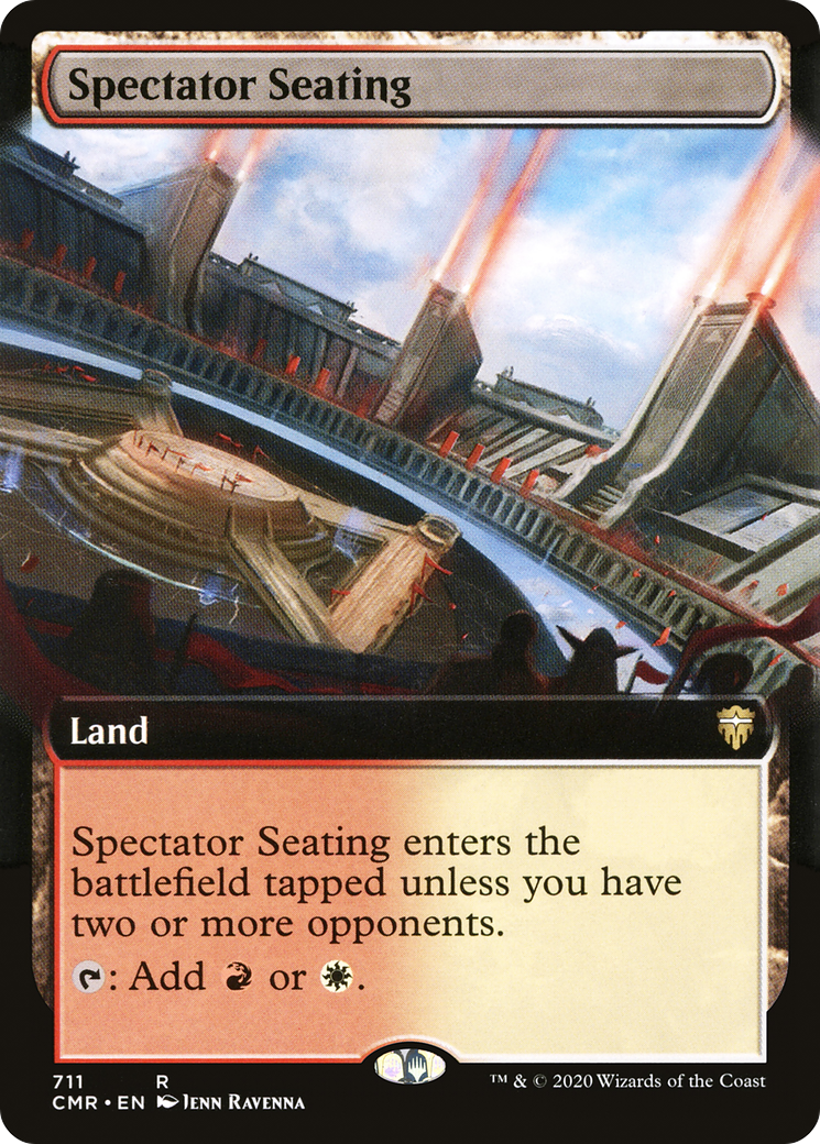 Spectator Seating (Extended Art) (711) - Commander Legends