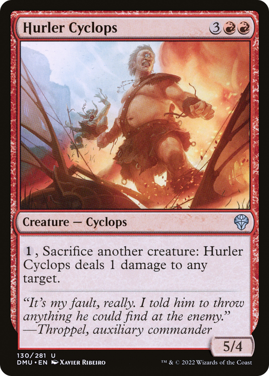 Hurler Cyclops [Dominaria United] Foil