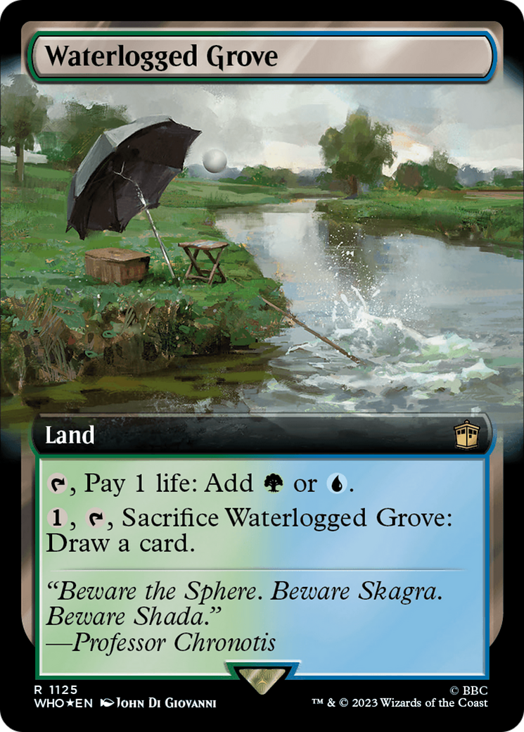 Waterlogged Grove (Extended Art) (1125) Foil - Doctor Who