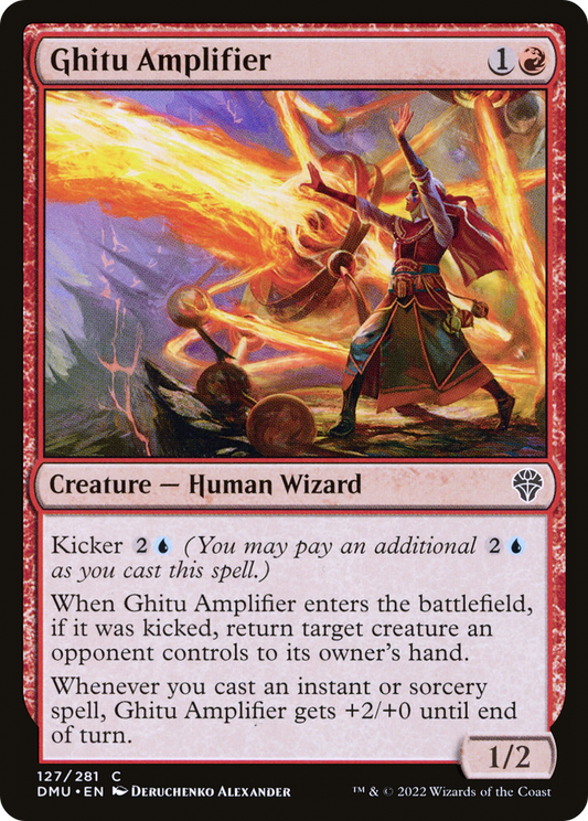 Ghitu Amplifier [Dominaria United] Foil
