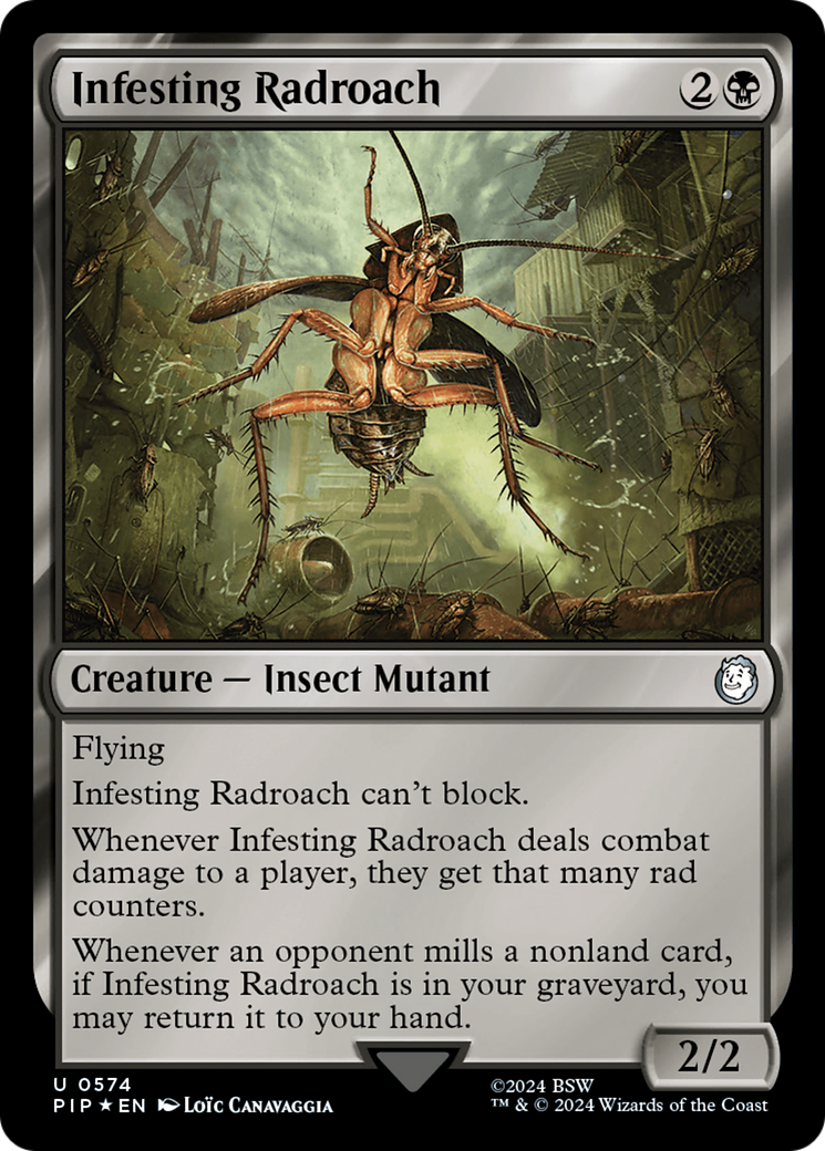 Infesting Radroach (Surge Foil) (574) Foil - Fallout