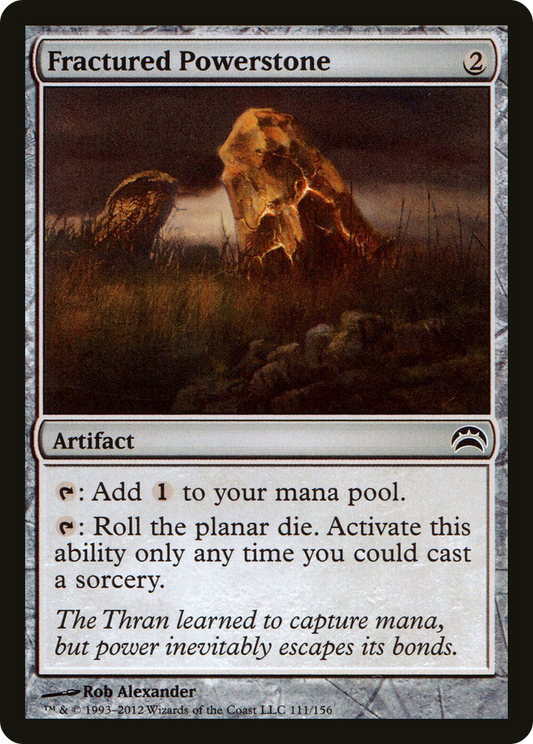 Fractured Powerstone [Planechase 2012] Foil
