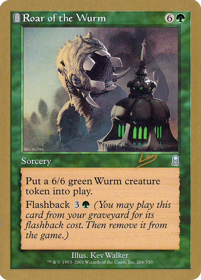 Roar of the Wurm (Raphael Levy) [World Championship Decks 2002] | Silver Goblin