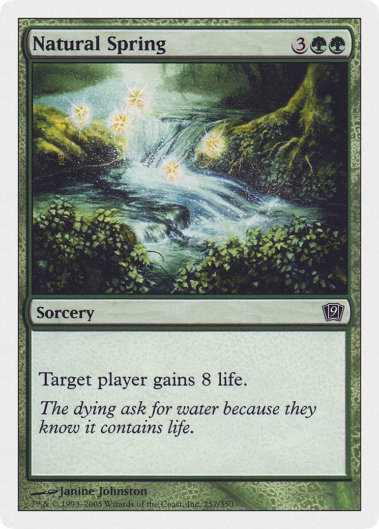 Natural Spring (257) Foil - Ninth Edition