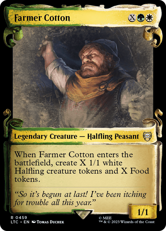 Farmer Cotton [The Lord of the Rings: Tales of Middle-Earth Commander Showcase Scrolls] Foil
