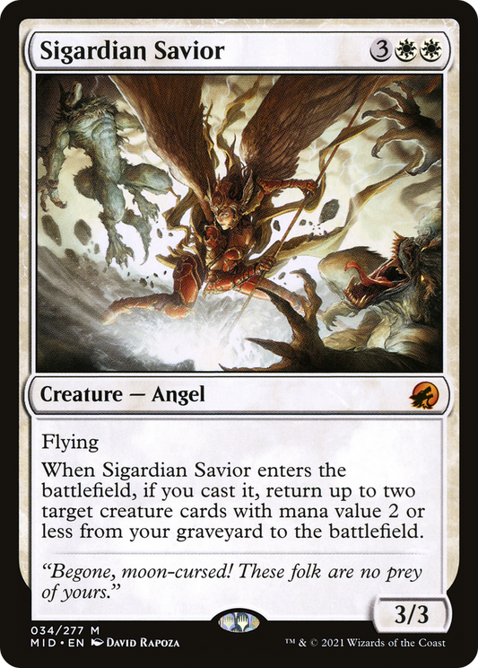 Sigardian Savior [Innistrad: Midnight Hunt] Foil