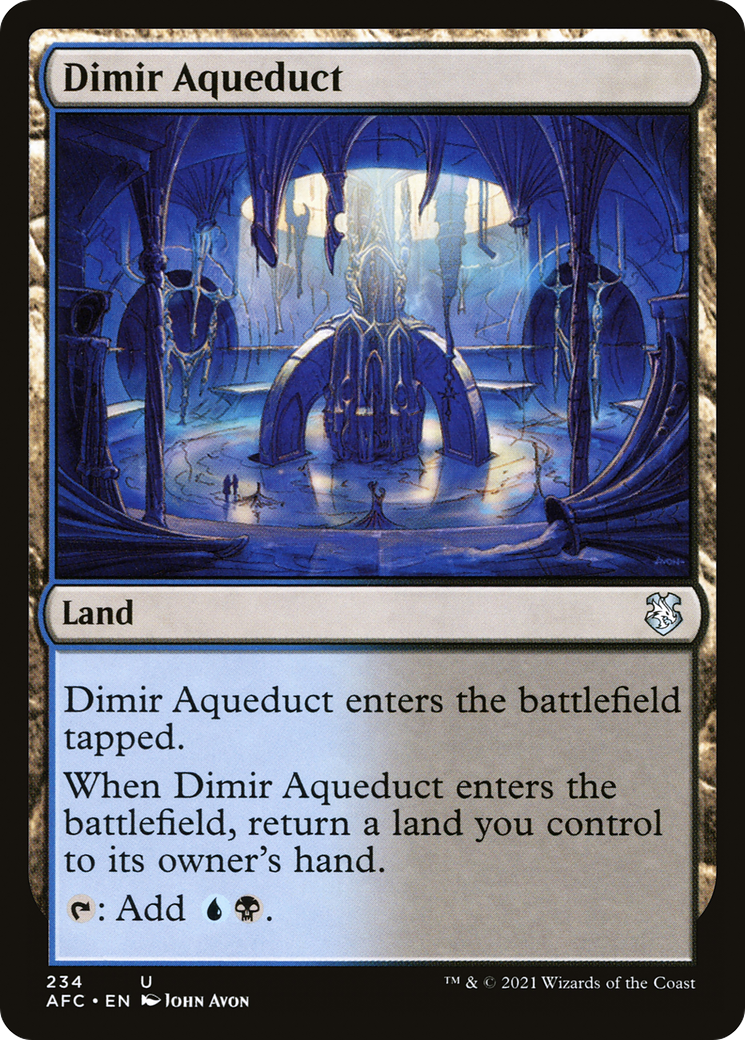 Dimir Aqueduct [Dungeons & Dragons: Adventures in the Forgotten Realms Commander]