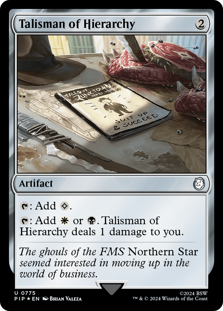 Talisman of Hierarchy (Surge Foil) [Fallout] | Silver Goblin