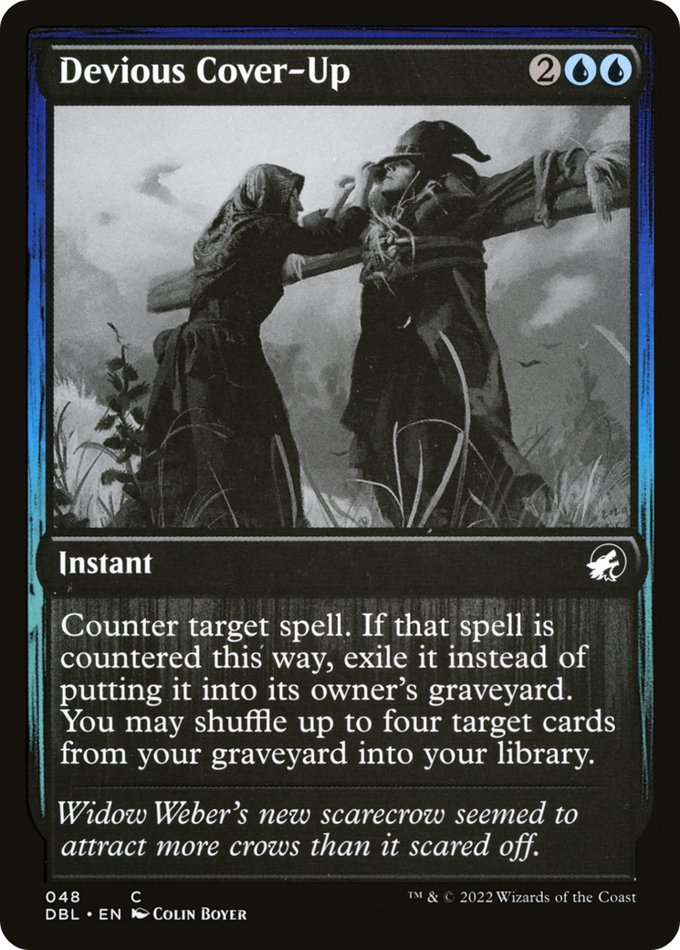 Devious Cover-Up [Innistrad: Double Feature] Foil