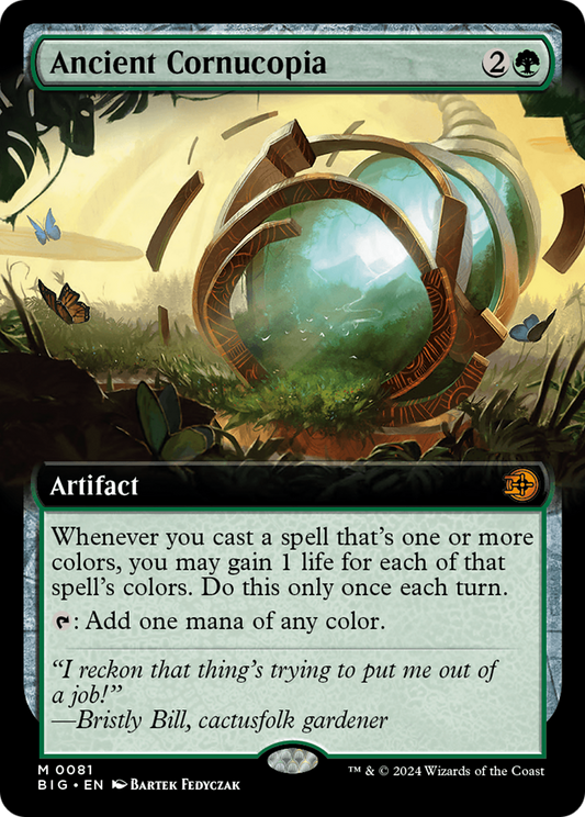 Ancient Cornucopia (Extended Art) [Outlaws of Thunder Junction: The Big Score] Foil