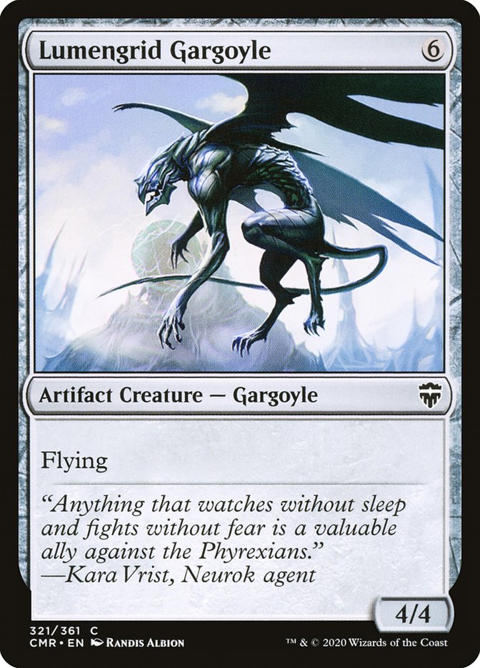 Lumengrid Gargoyle [Commander Legends] | Silver Goblin