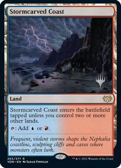 Stormcarved Coast (Promo Pack) [Innistrad: Crimson Vow Promos] | Silver Goblin