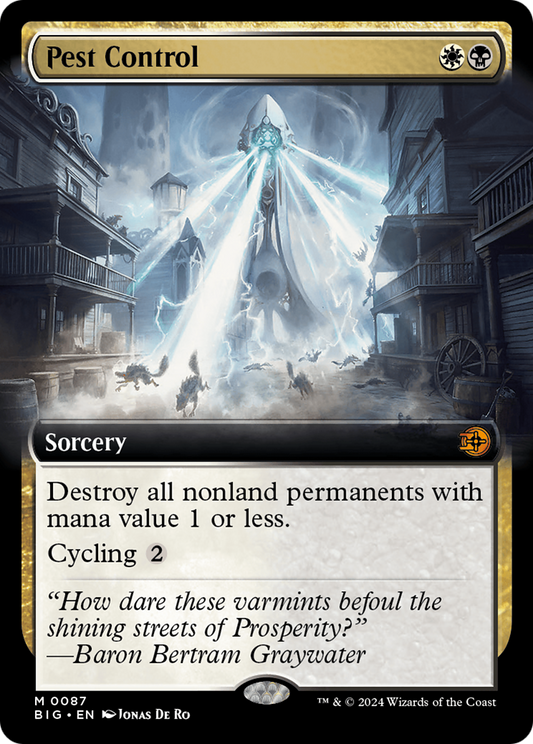Pest Control (Extended Art) [Outlaws of Thunder Junction: The Big Score] Foil