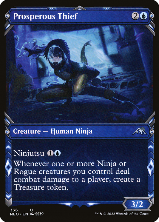 Prosperous Thief (Showcase) (336) Foil - Kamigawa: Neon Dynasty