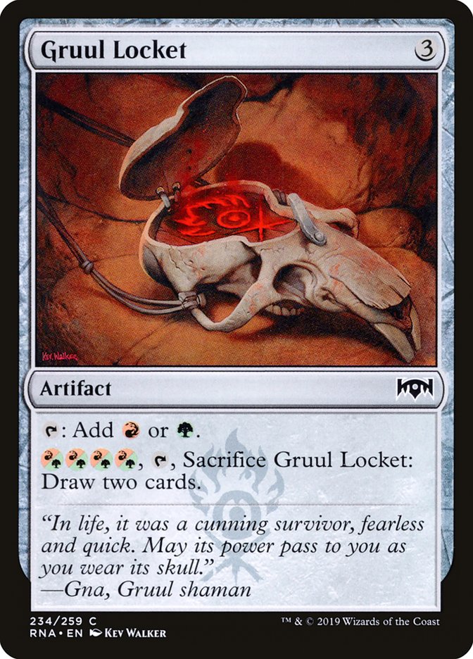 Gruul Locket [Ravnica Allegiance] | Silver Goblin