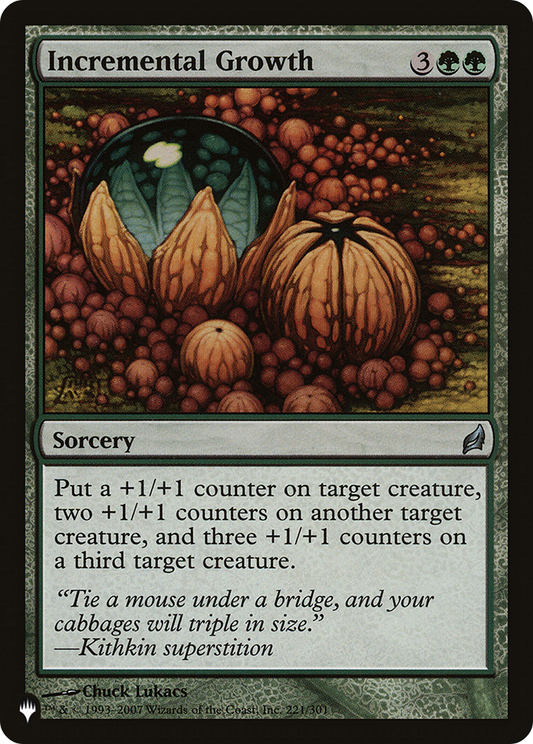 Incremental Growth (LRW-221)