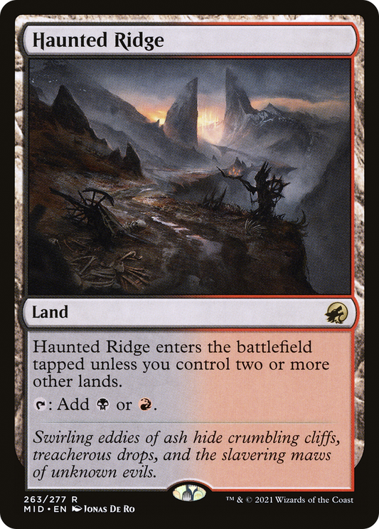 Haunted Ridge [Innistrad: Midnight Hunt] Foil