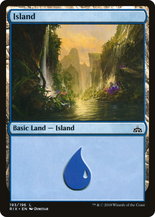 Island (193) [Rivals of Ixalan] Foil