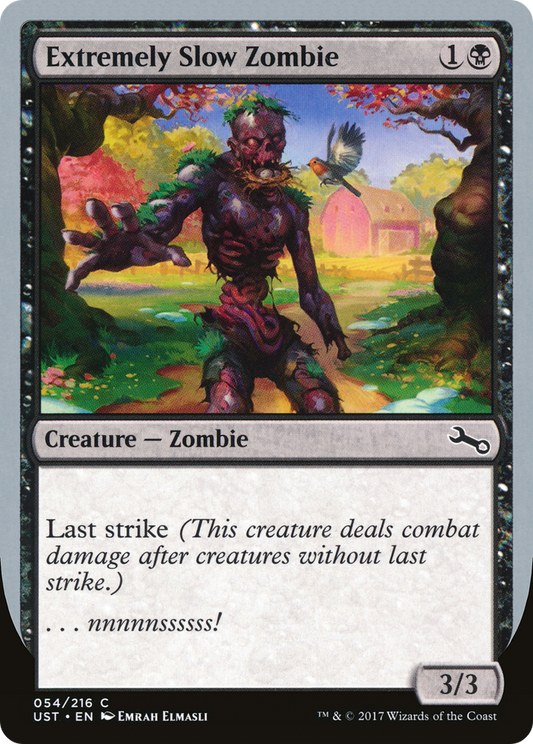 Extremely Slow Zombie ("...nnnnnssssss!") [Unstable] Foil