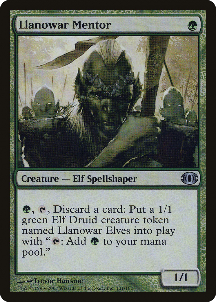 Llanowar Mentor (131) Foil - Future Sight