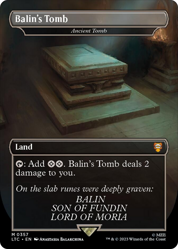 Ancient Tomb - Balin's Tomb [The Lord of the Rings: Tales of Middle-Earth Commander] | Silver Goblin