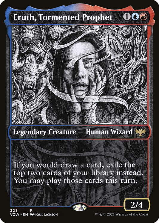 Eruth, Tormented Prophet (Showcase Eternal Night) [Innistrad: Crimson Vow] Foil