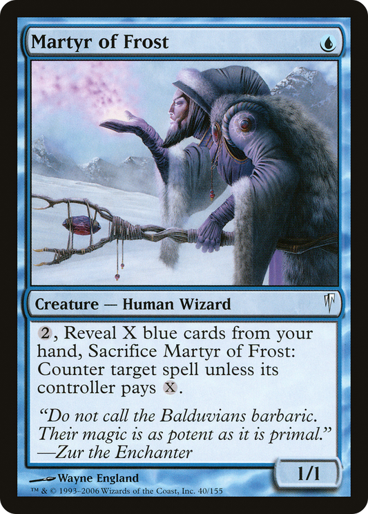 Martyr of Frost [Coldsnap] Foil