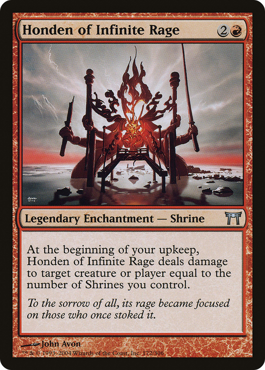 Honden of Infinite Rage [Champions of Kamigawa] Foil