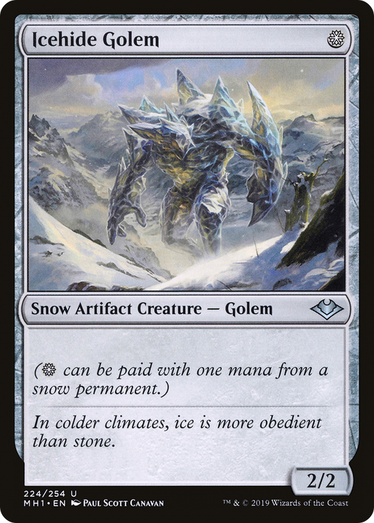 Icehide Golem [Modern Horizons] Foil