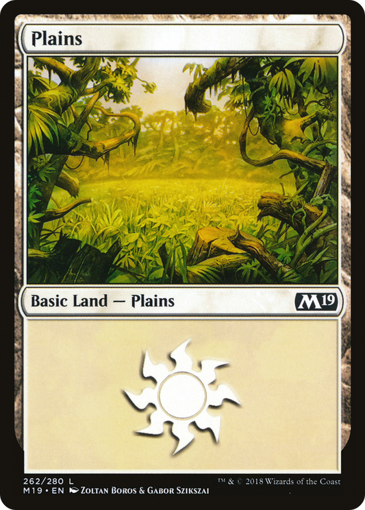Plains (262) [Core Set 2019] Foil