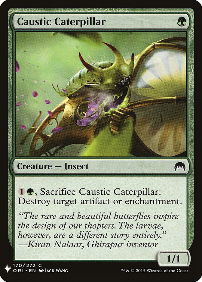 Caustic Caterpillar [Mystery Booster] | Silver Goblin
