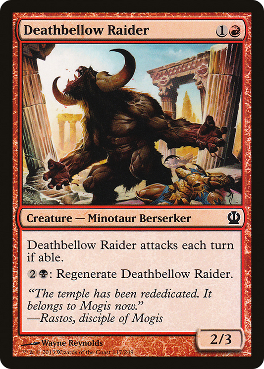 Deathbellow Raider [Theros] Foil