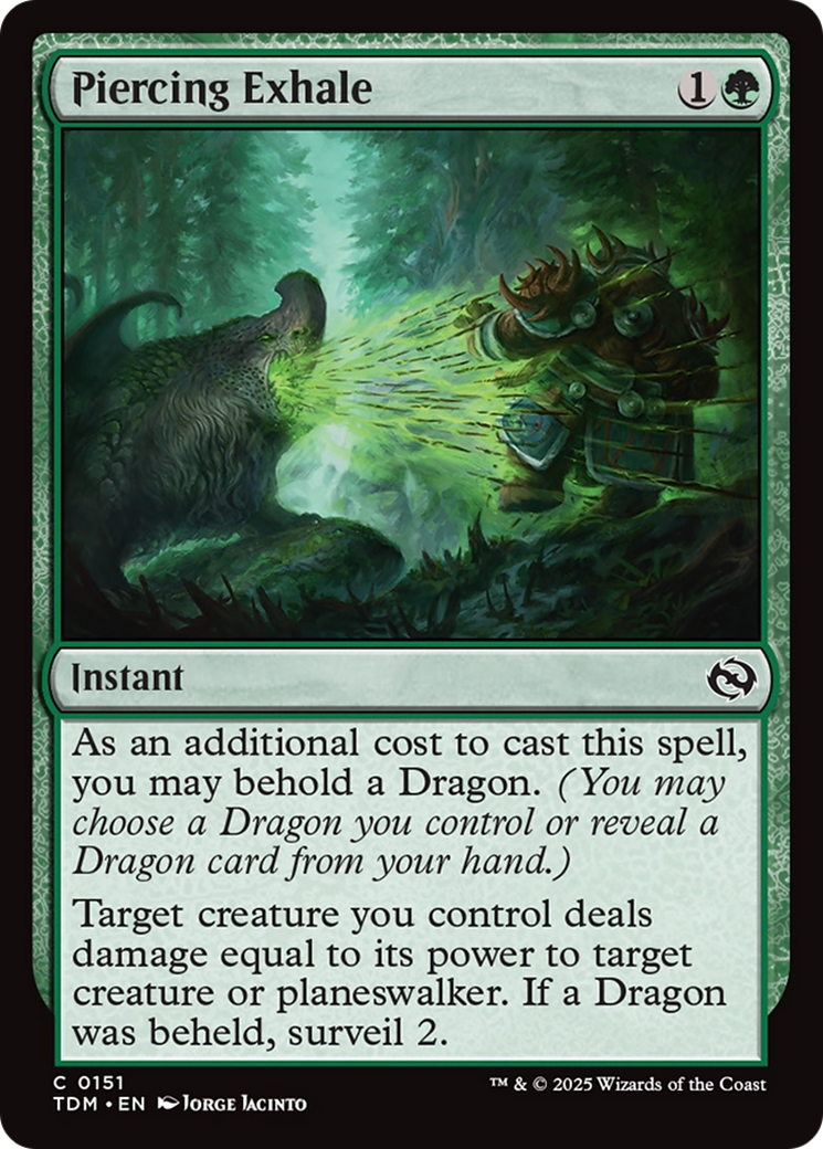 Piercing Exhale (151) - Tarkir: Dragonstorm