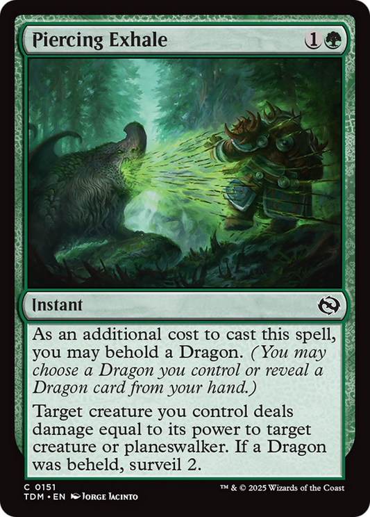 Piercing Exhale (151) - Tarkir: Dragonstorm