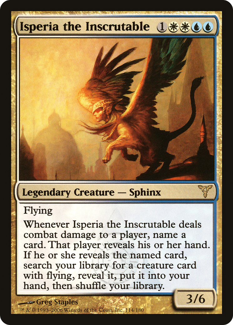 Isperia the Inscrutable (114) Foil - Dissension