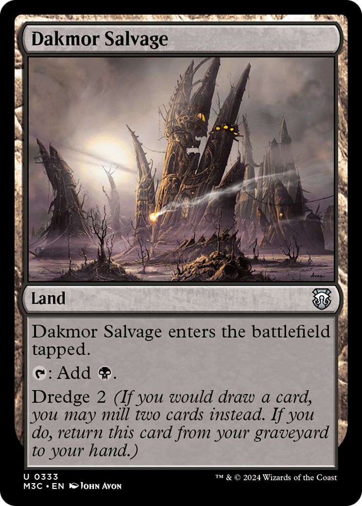 Dakmor Salvage (Ripple Foil) [Modern Horizons 3 Commander] | Silver Goblin