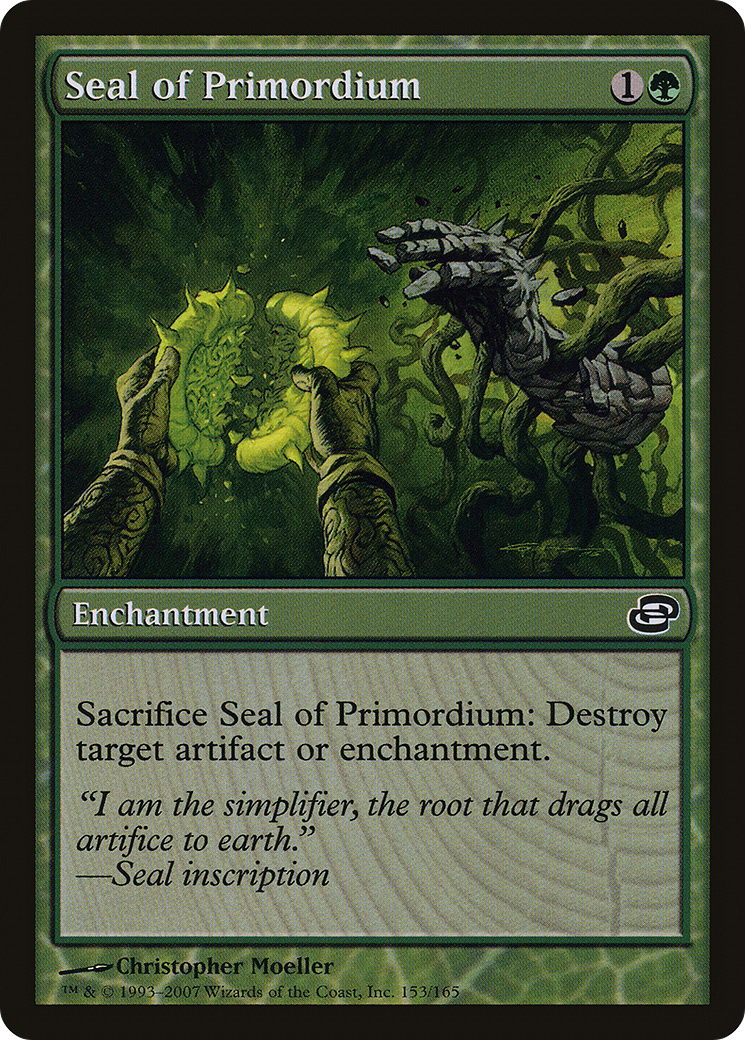 Seal of Primordium [Planar Chaos] Foil