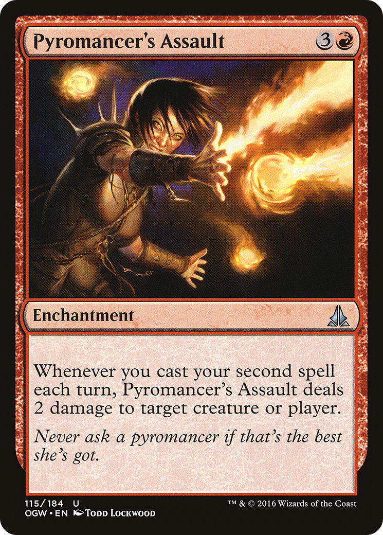 Pyromancer's Assault [Oath of the Gatewatch] Foil