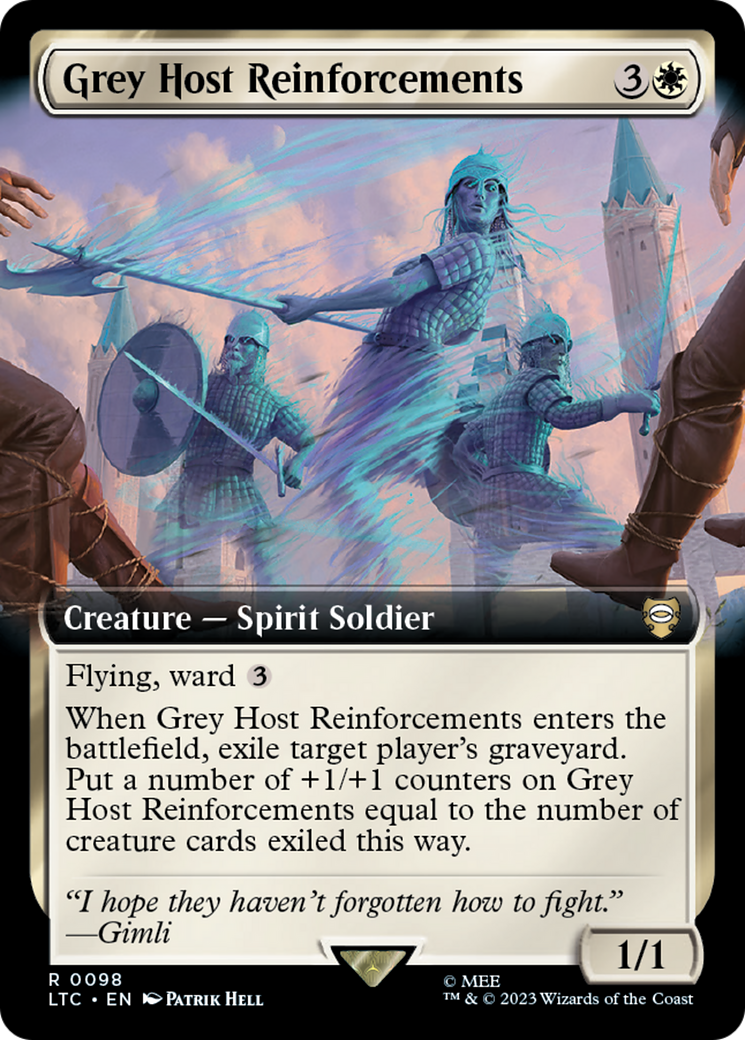 Grey Host Reinforcements (Extended Art) [The Lord of the Rings: Tales of Middle-Earth Commander] | Silver Goblin