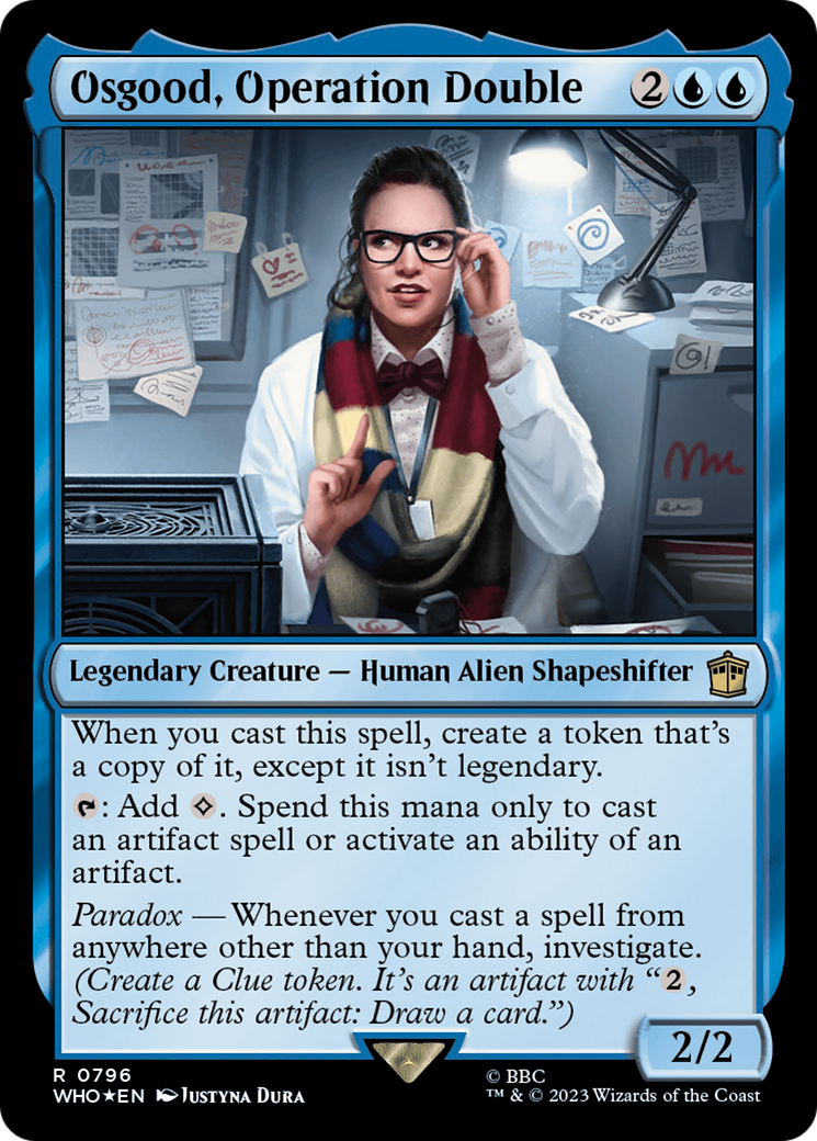 Osgood, Operation Double (Surge Foil) [Doctor Who] | Silver Goblin