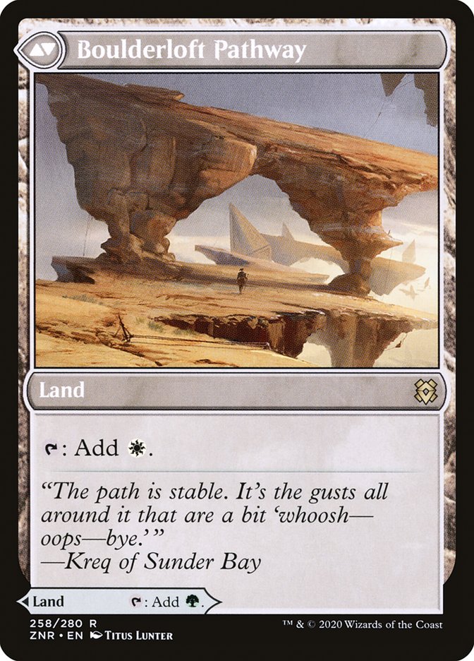 Branchloft Pathway // Boulderloft Pathway [Zendikar Rising] Foil