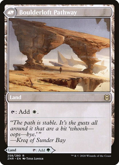 Branchloft Pathway // Boulderloft Pathway [Zendikar Rising] Foil
