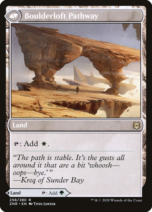 Branchloft Pathway // Boulderloft Pathway [Zendikar Rising] Foil