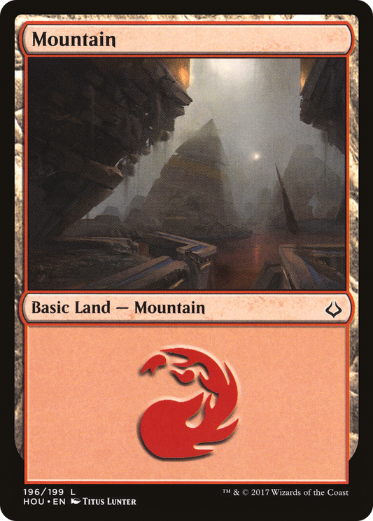 Mountain (196) [Hour of Devastation] Foil