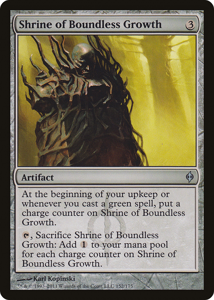 Shrine of Boundless Growth [New Phyrexia] Foil