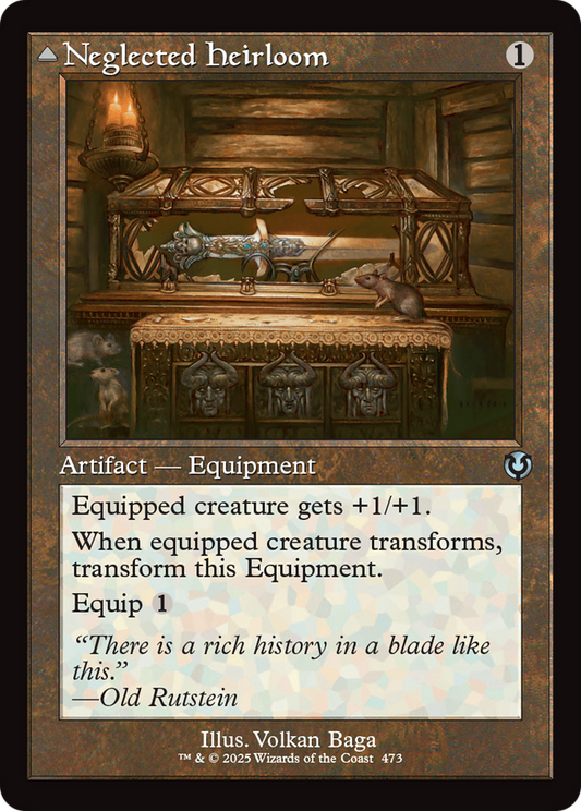 Neglected Heirloom (Retro Frame) Foil (473) - Innistrad Remastered