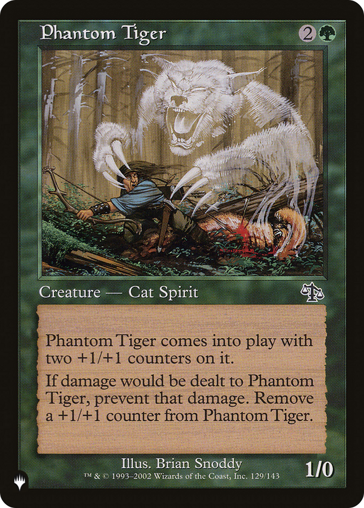 Phantom Tiger [The List Reprints] | Silver Goblin