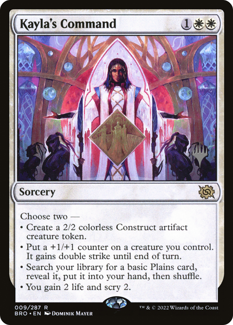 Kayla's Command (Promo Pack) [The Brothers' War Promos]