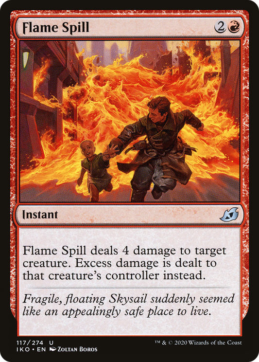 Flame Spill [Ikoria: Lair of Behemoths] Foil